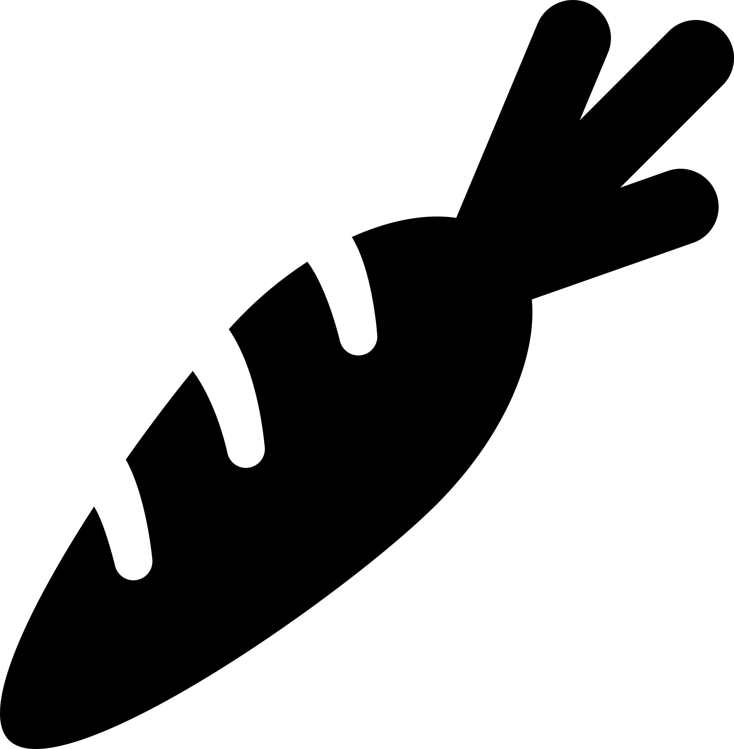 Big Carrot Contour Svg Vector Free Vectors